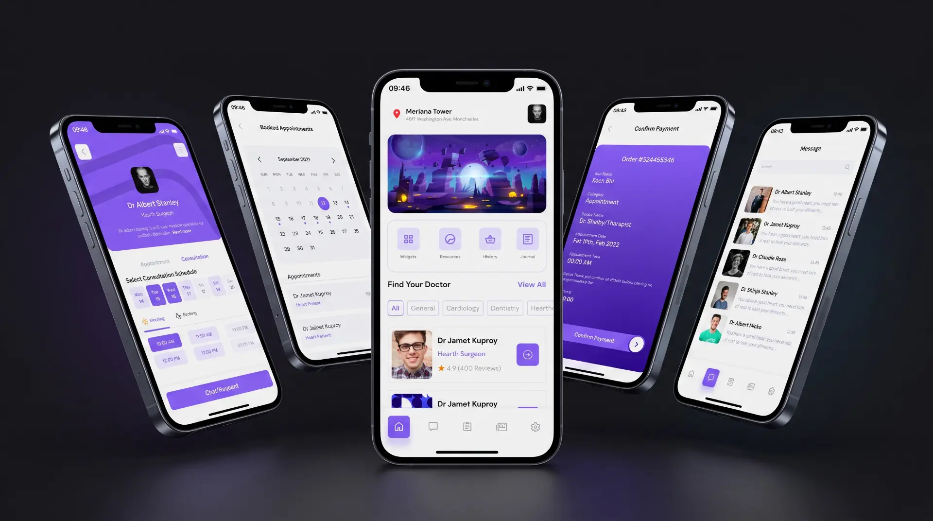 Harmony Wellness Group — Healthcare Appointment Platform — UX/UI Design