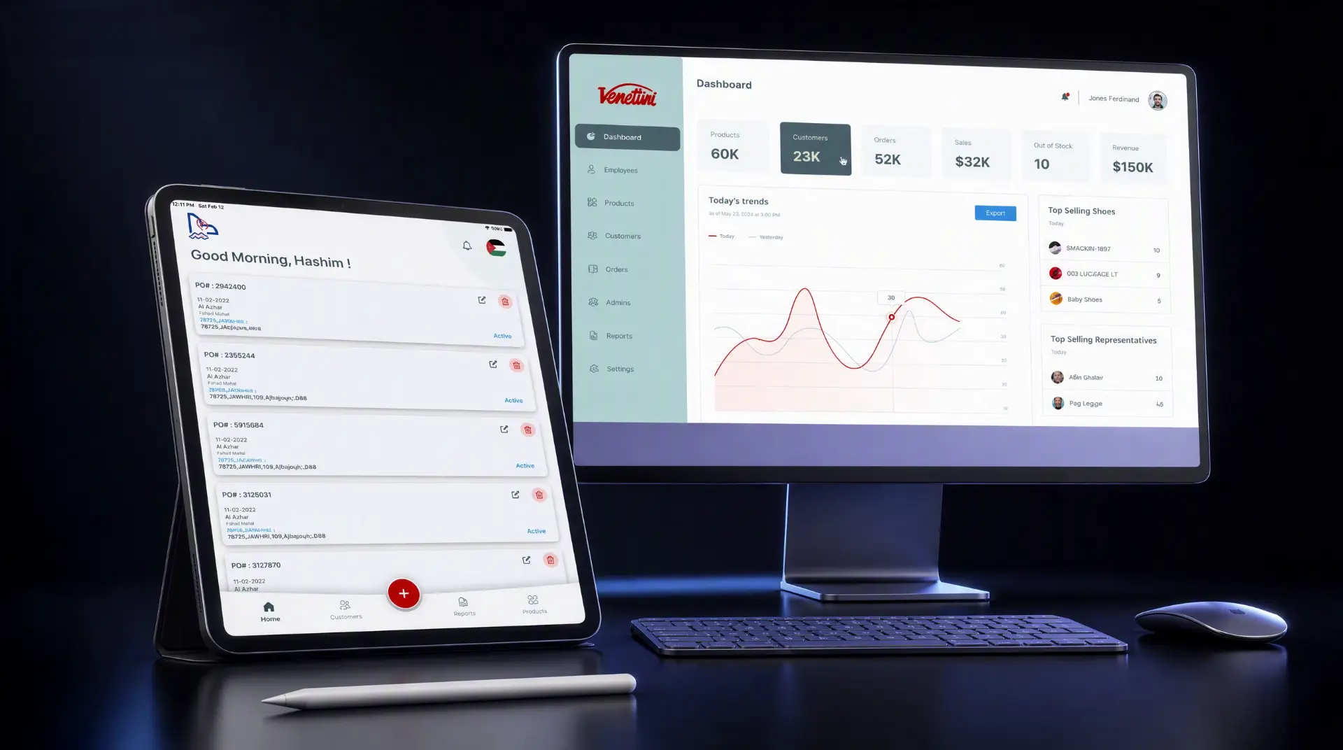 Kinderland — Venettini — Wholesale Footwear Ordering SaaS Platform