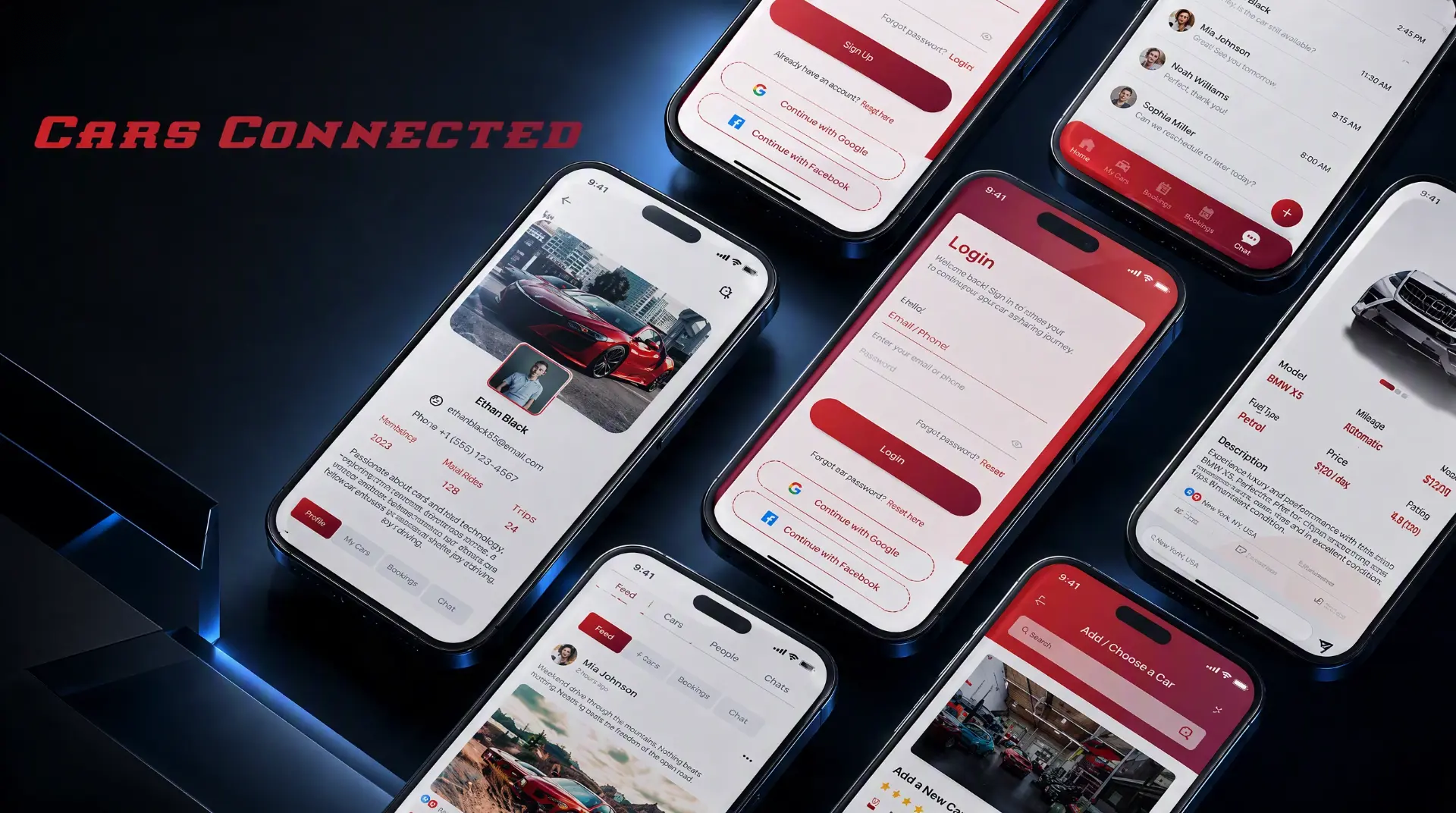 Cars Connected — Automotive Social Network & Marketplace SaaS