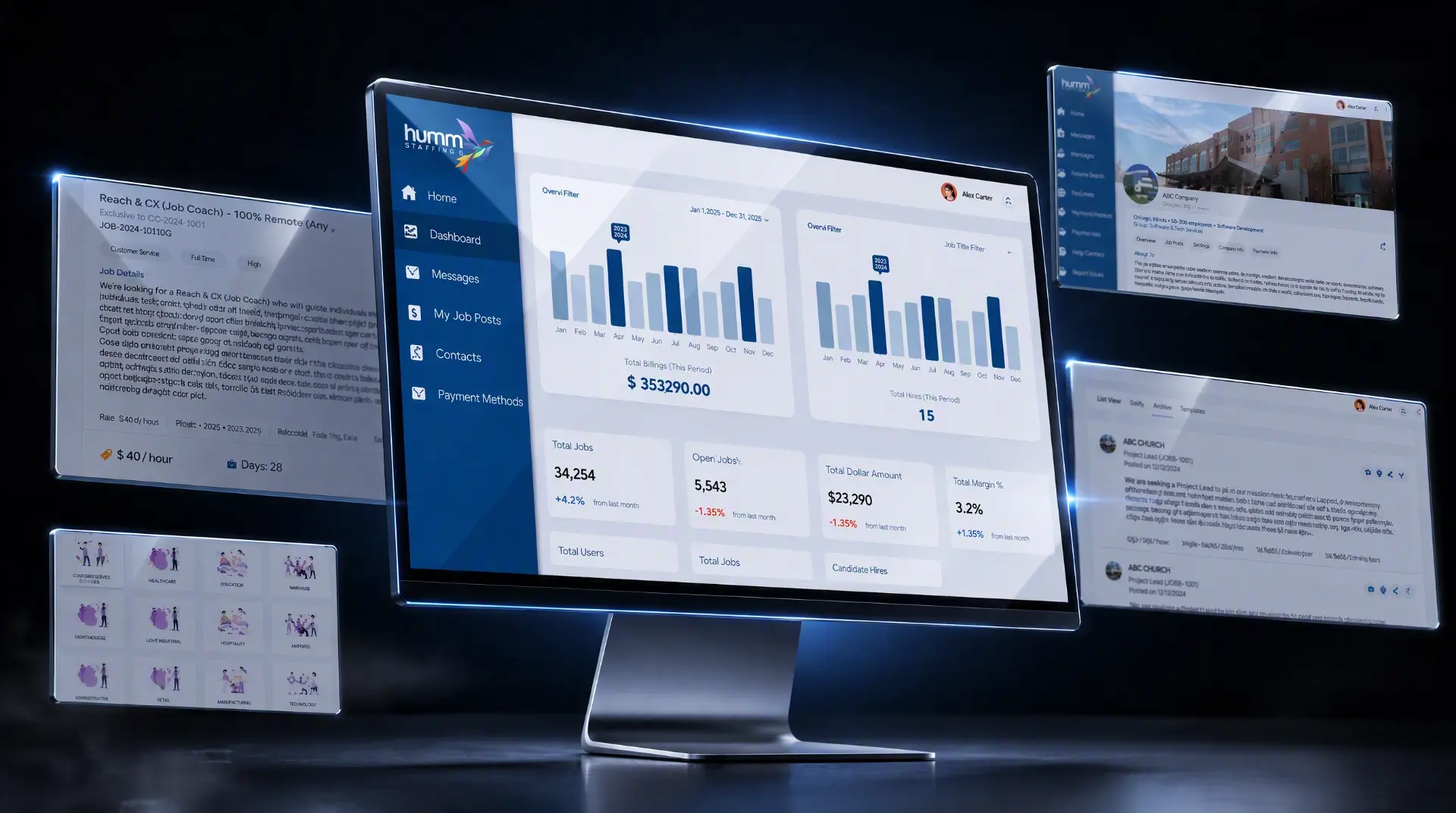 HummStaffing screen 2