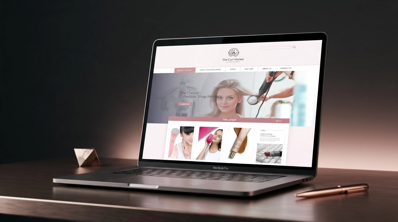 The Curl Market — E-Commerce Website